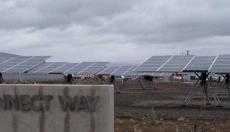 Centro de datos NC con energía solar de Apple