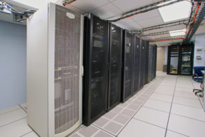 modern interior of a server room