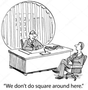 we don't do square around here cartoon