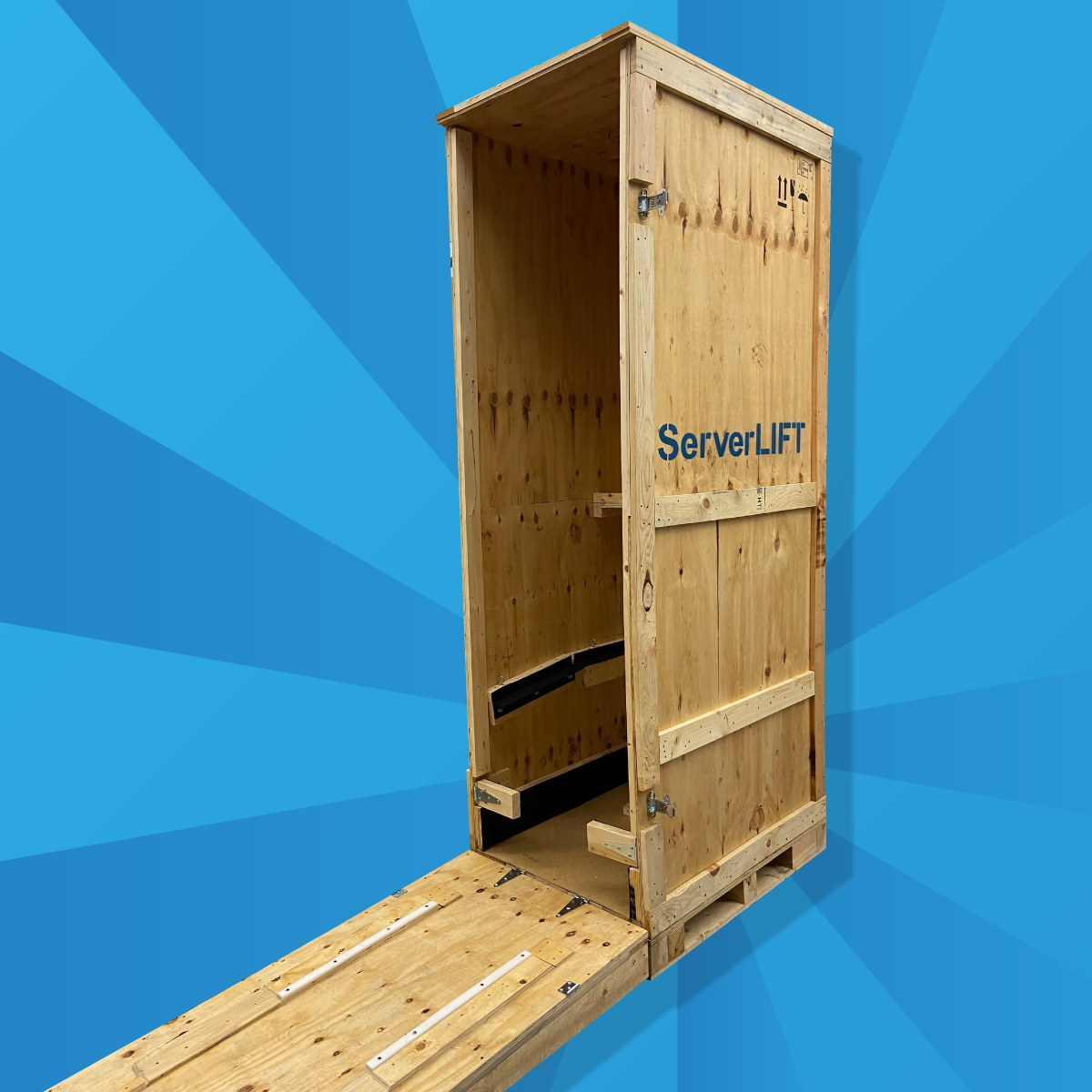 Crates for data center lifts