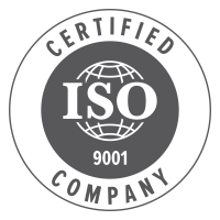 ISO_9001_Logo_Gray ISO 9001 Certified Company